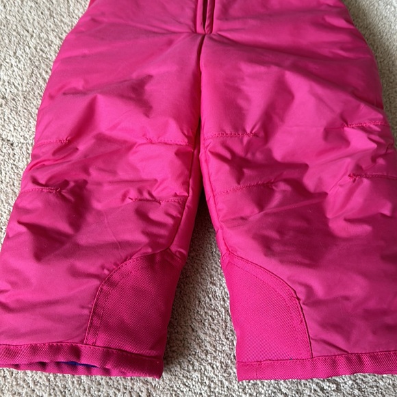 Arctix Kids Insulated Snow Bib Overalls Pink 18M. - Picture 3 of 6